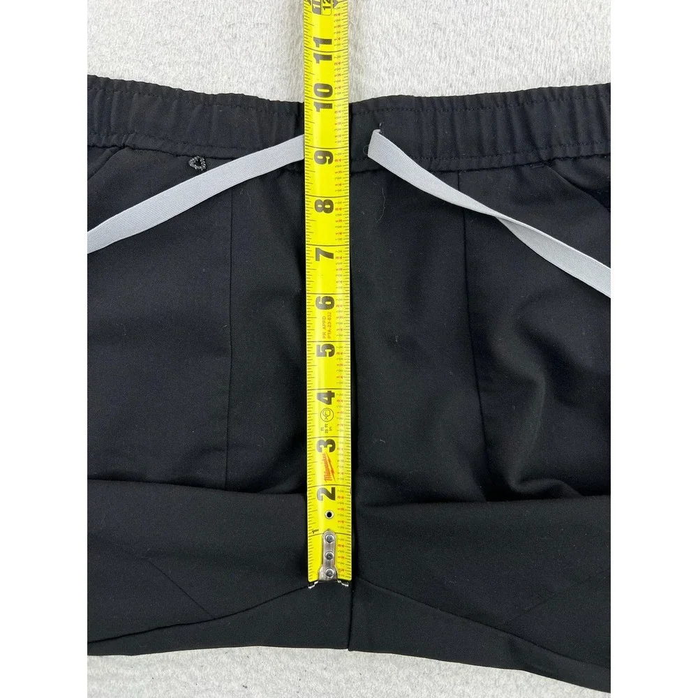FIGS Kochi Scrub Pants Womens Medium Black Technical Collection Stretch